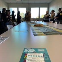 Petit déjeuner convivial au pôle environnement du Grand CHalon