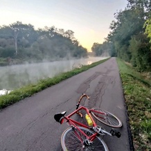24 km réalisés par un agent ce matin dans une belle ambiance matinale! c'est ça aussi le challenge!