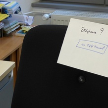Stéphanie en télétravail