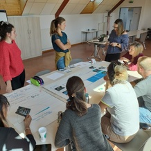 Organisation de la fresque des mobilités, pour sensibiliser les collègues