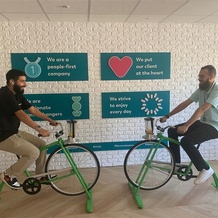 Animation Vélosmoothie Webhelp Chalon - 20/09 - Promotion du challenge de la mobilité
