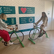Animation Vélosmoothie Webhelp Chalon - 20/09 - Promotion du challenge de la mobilité