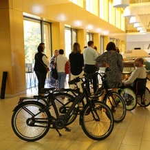 vélo à l'hôpital