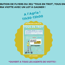 En matière de sécurité routière le jeu "tous en trot tous en sécurité" c'est au restaurant administratif !
