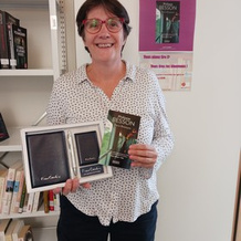 Lecture publique à la bibliothèque de l'ASCET avec la gagnante Sandrine Zorn du livre "Paris Briancon"