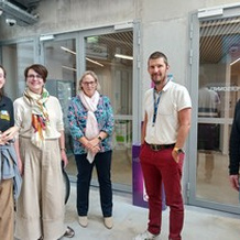Les organisateurs de l'animation sécurité routière !