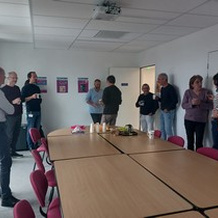 Moment de détente avant le tirage au sort "Challenge de la Mobilité, DDT 25, édition 2024