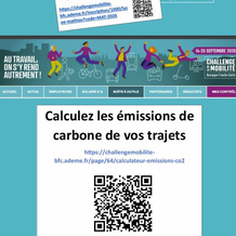 Affiche calculateur de CO2- Lycée Mathias