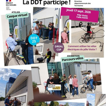 Le 17 sept. 2026 Formation SR avec casque virtuel / parcours Vélos électrique / DDT/Dreal cité Viotte