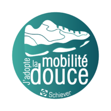 J'adopte la mobilité douce (sticker pour nos participants - Schiever)
