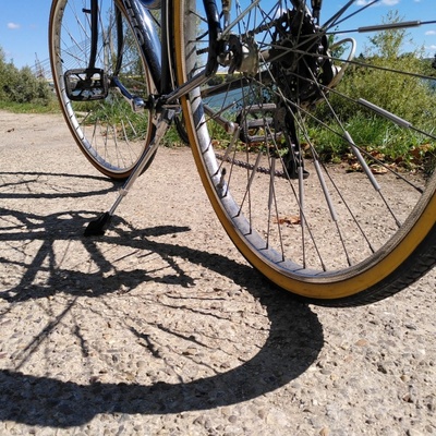 Le plaisir de faire du vélo le long de la Saône