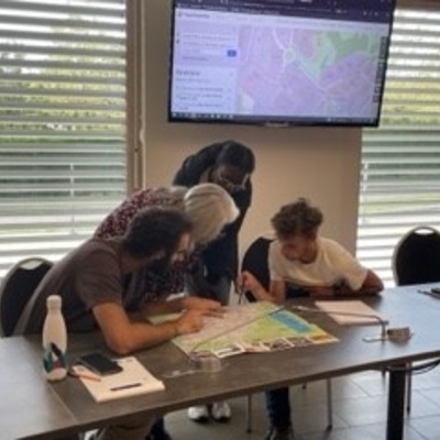 SYDED - Animation avec l'association les manivelles - Recherche d'itinéraires vélo