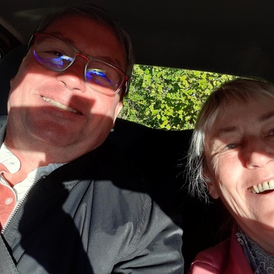 Séverine et Jean-Marc qui ont covoituré de Point de Roide à Anteuil