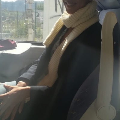 Siham dans le train
