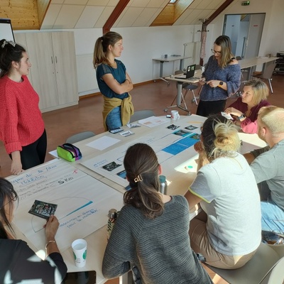 Organisation de la fresque des mobilités, pour sensibiliser les collègues