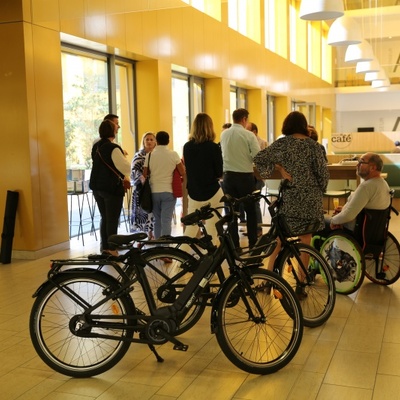 vélo à l'hôpital