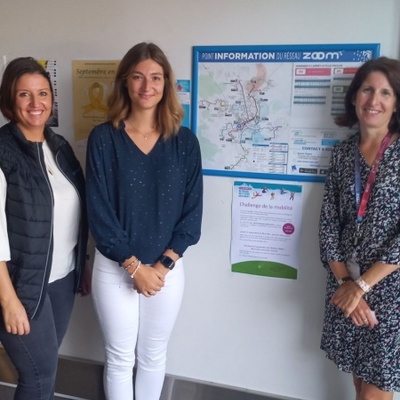 mise en avant du réseau zoom et des accès au centre hospitalier