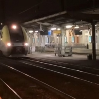 gare de chalon de bon matin
