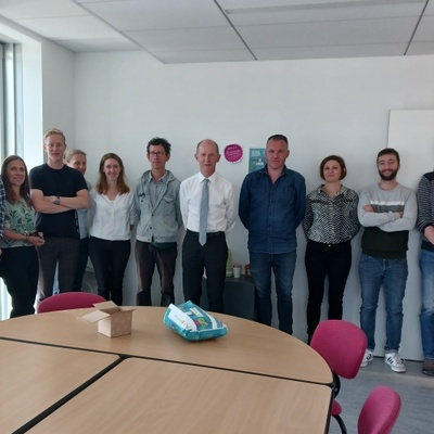 Photo souvenir, Benoît FABBRI, directeur, a félicité nos 48 participants lors d'un tirage au sort