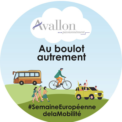 Logo - Ville d'Avallon - Lancement du Challenge "Au boulot autrement"