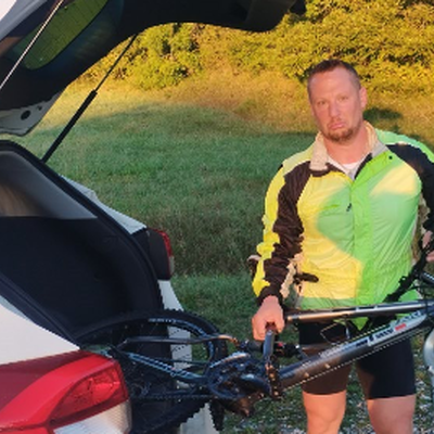 Crevaison vélo puis covoiturage vers Orgelet