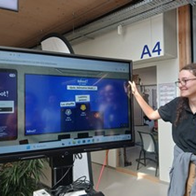 Pauline Gresset-Bourgeois, animatrice de Kahoot en matière sécurité routière