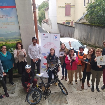 « toute l’équipe de la direction régionale ADEME à Besançon participe ! »