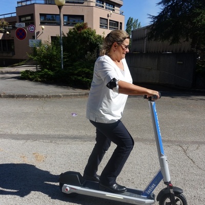 Voltaire - essai trottinette IREINE 22/9