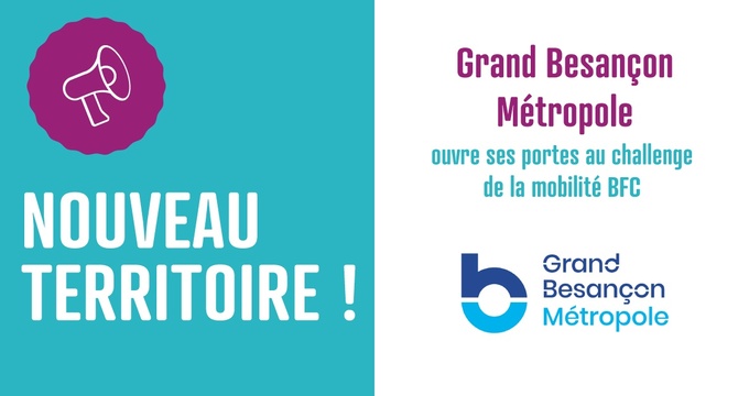 Nouveau territoire partenaire du challenge : le Grand Besançon Métropole