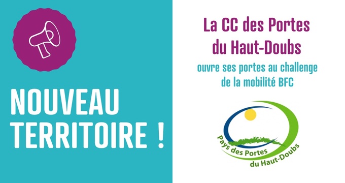 Nouveau territoire partenaire du challenge : la CC des Portes du Haut Doubs