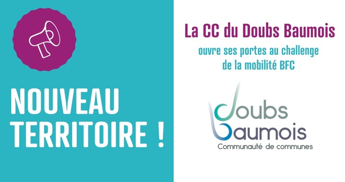 Nouveau territoire partenaire du challenge : la CC du Doubs Baumois