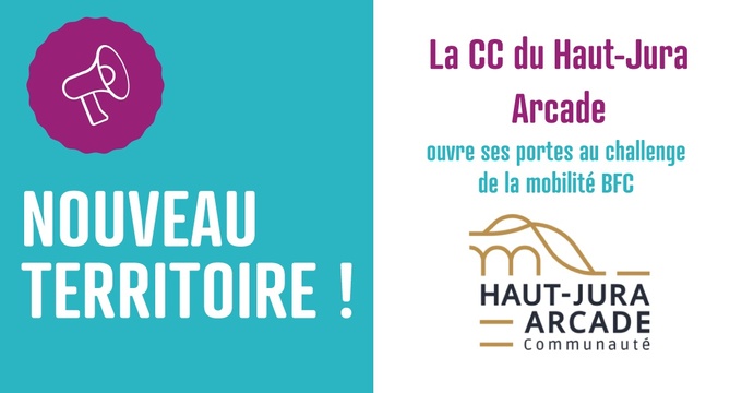 La CC du Haut-Jura Arcade est un nouveau territoire partenaire du challenge