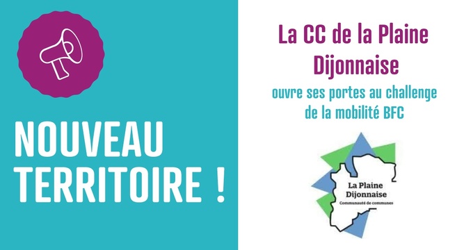 Nouveau territoire partenaire du challenge : La CC de la Plaine Dijonnaise