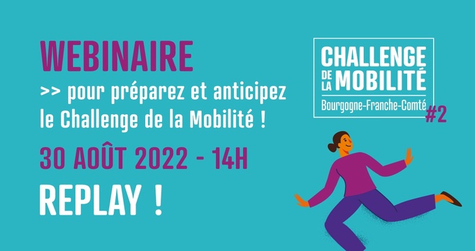 Revivez le second webinaire du challenge de la mobilité BFC