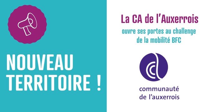 Nouveau territoire partenaire du challenge : la CA de l'Auxerrois