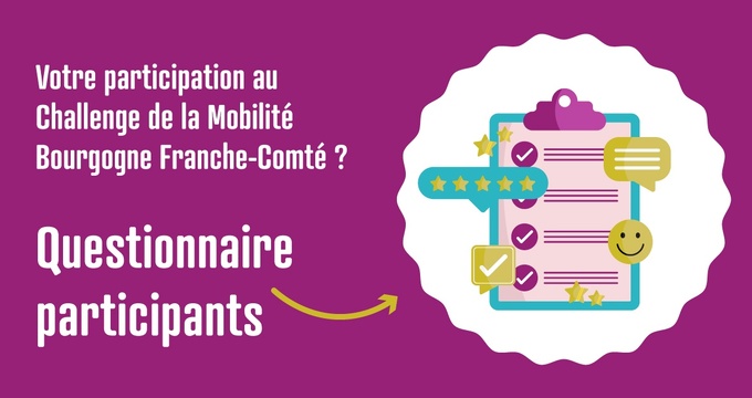 Votre participation au Challenge de la Mobilité Bourgogne-Franche-Comté