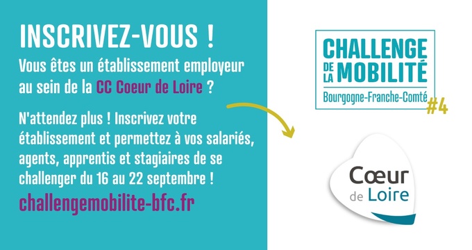 La CC Cœur de Loire s'engage pour cette 4e édition !