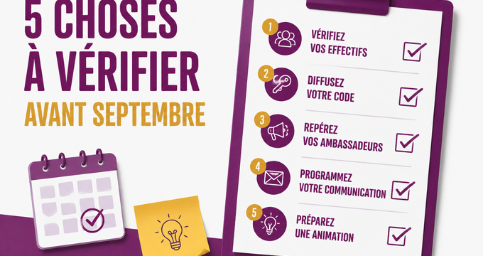 5 choses à vérifier avant septembre