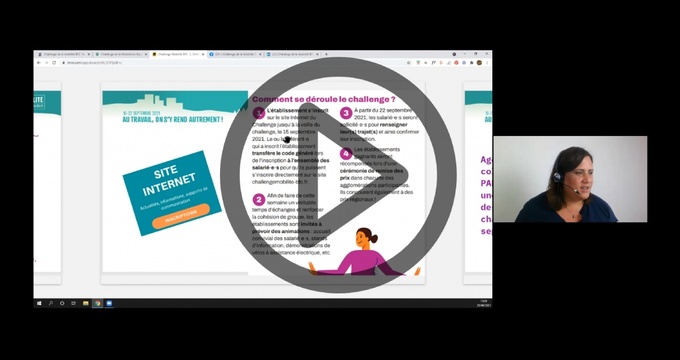 Revivez le webinaire 2 du challenge de la mobilité en BFC - partie 2, spéciale employeurs - seq 1